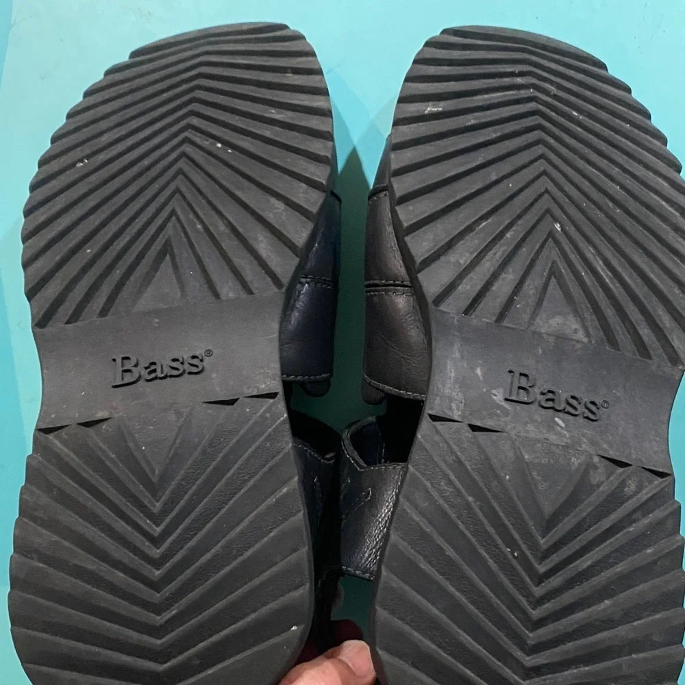 Men's Dark Brown Size 9M Heavy Duty Leather Sandals Hiking Summer Beach